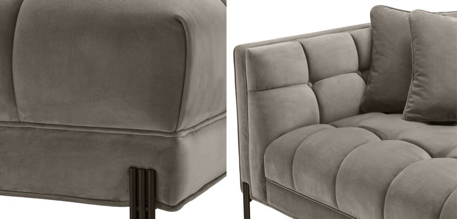 Кушетка Eichholtz Lounge Sofa Sienna Left greige Кушетка Eichholtz Lounge Sofa Sienna Left greige - Loft-Concept в Омске
