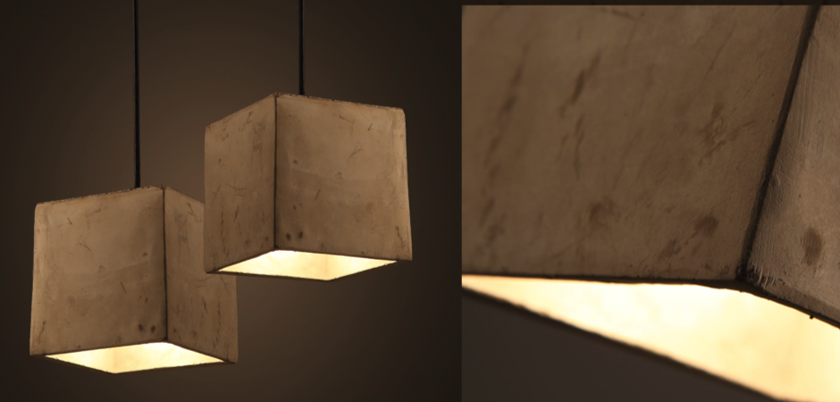 Подвесной светильник Art Concrete Cub Подвесной светильник Art Concrete Cub - Loft-Concept в Омске