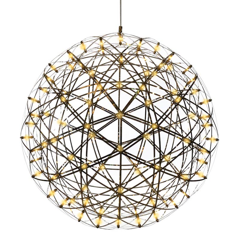 Люстра Moooi 3D Sphere Yellow lamp L Хром в Омске | Loft Concept 