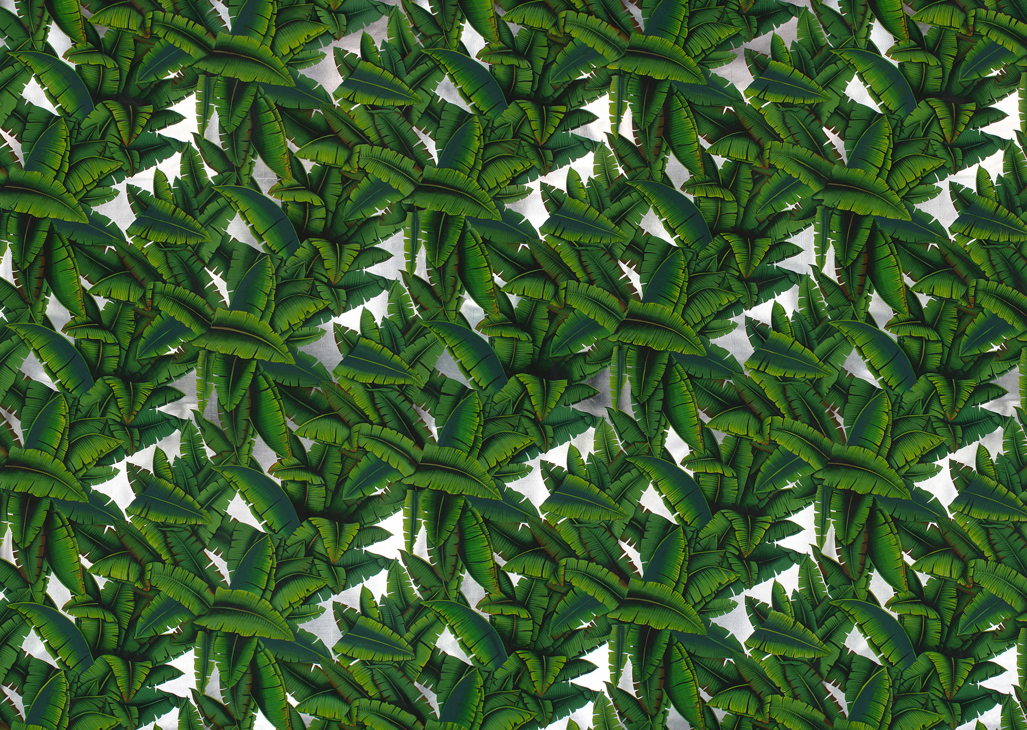Обои ручная роспись Palms Gaugin on Ocean Silver gilded paper Обои ручная роспись Palms Gaugin on Ocean Silver gilded paper - постер Loft-Concept в Омске