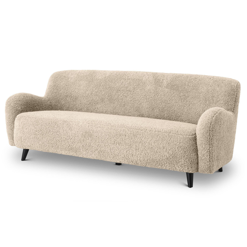 Диван Eichholtz Sofa Svante Песочный Черный в Омске | Loft Concept 