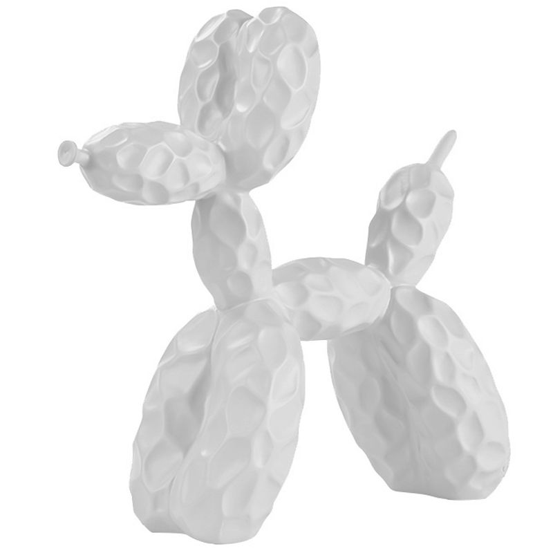 Статуэтка Jeff Koons Balloon Dog Crumpled White Белый в Омске | Loft Concept 