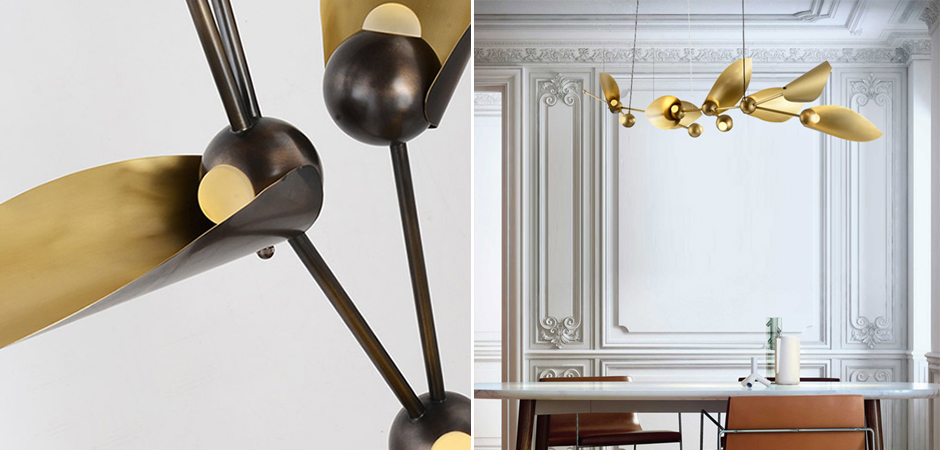 Дизайнерская люстра LAVRA 10 buds - Loft-Concept в Омске