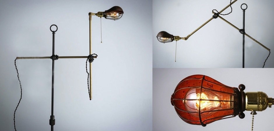 Напольный светильник Steampunk Extension Pole Floor Напольный светильник Steampunk Extension Pole Floor - Loft-Concept в Омске