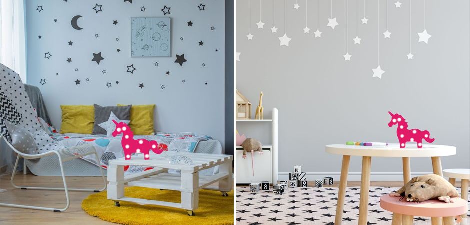Детский ночник Розовый единорог Детский ночник Розовый единорог - Loft-Concept в Омске