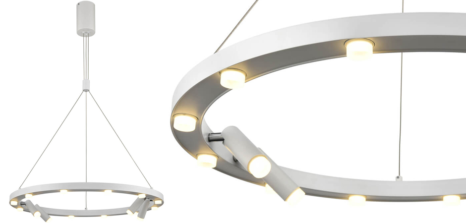 Люстра Rigor & Conciseness Lighting White Disk Люстра Rigor & Conciseness Lighting White Disk - Loft-Concept в Омске
