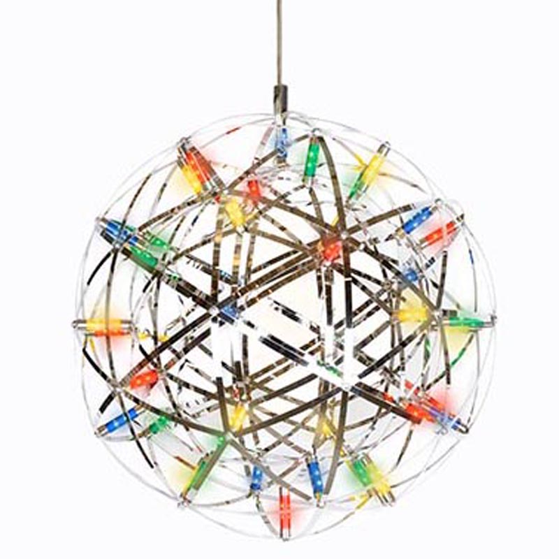 Люстра Moooi 3D Sphere Colored lamp S Хром Мульти в Омске | Loft Concept 