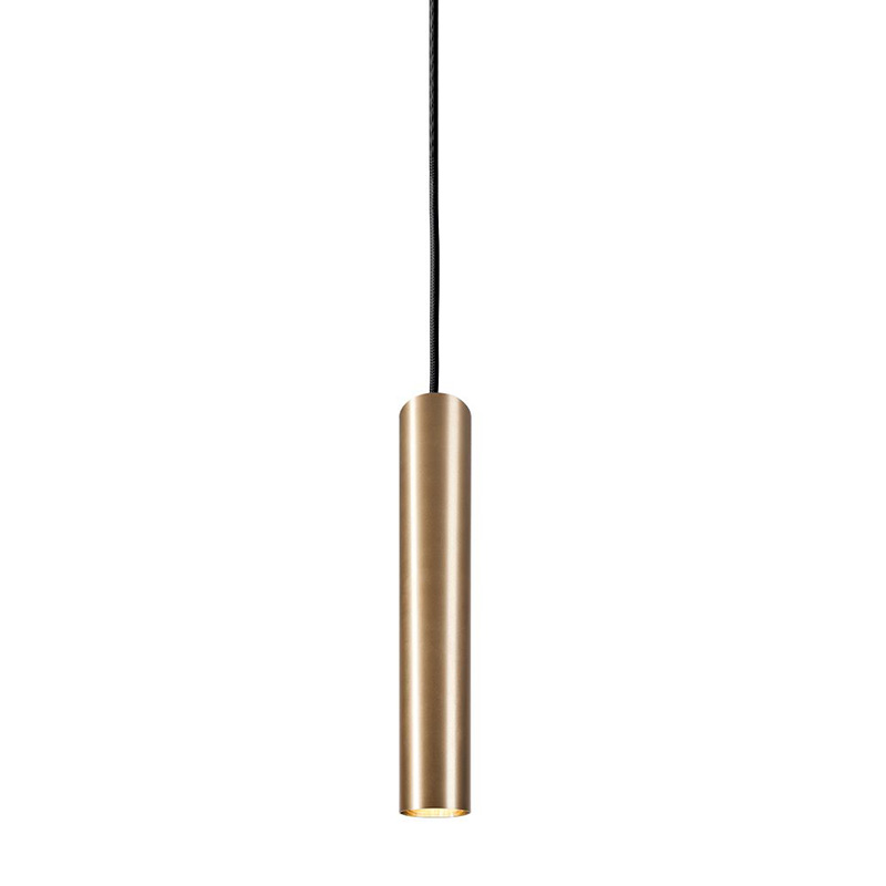 Подвесной светильник Luis Trumpet Tube Brass Lamp 40 Латунь в Омске | Loft Concept 