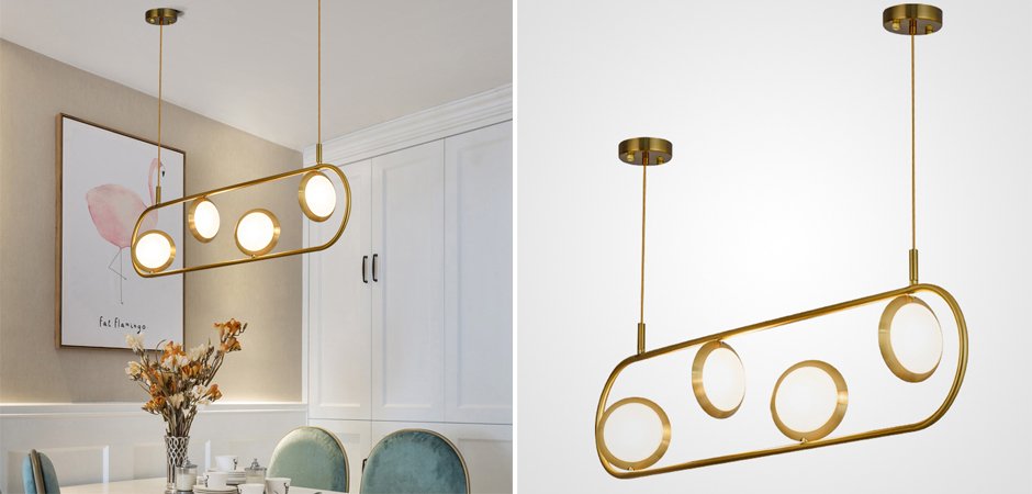 Люстра HOOP LED LONG Люстра HOOP LED LONG - Loft-Concept в Омске