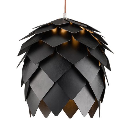 Подвесной светильник Crimea Pine Cone Black Черный в Омске | Loft Concept 