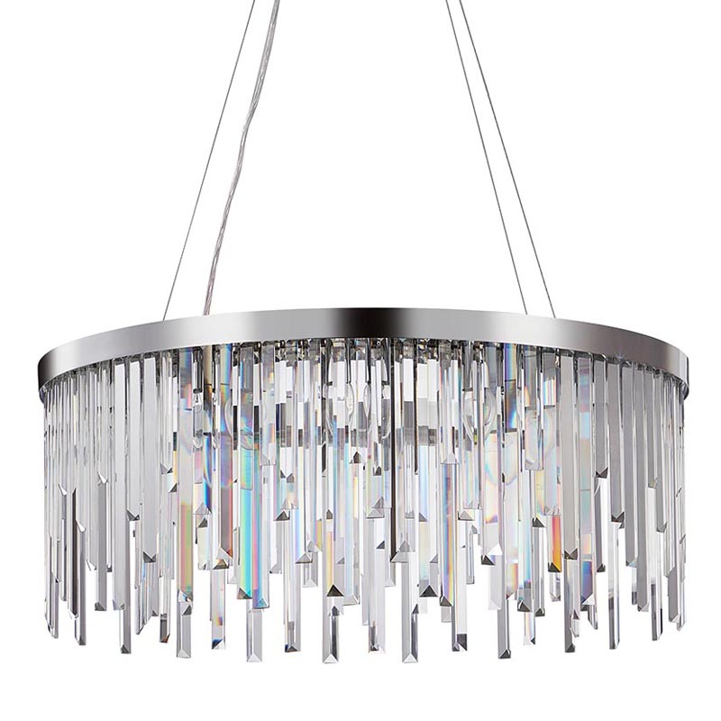 Люстра Bennett Chandelier chrome Хром Прозрачный в Омске | Loft Concept 