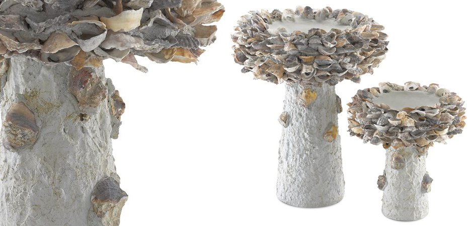 Статуэтка Oyster Shell Small Bird Bath Статуэтка Oyster Shell Small Bird Bath - Loft-Concept в Омске