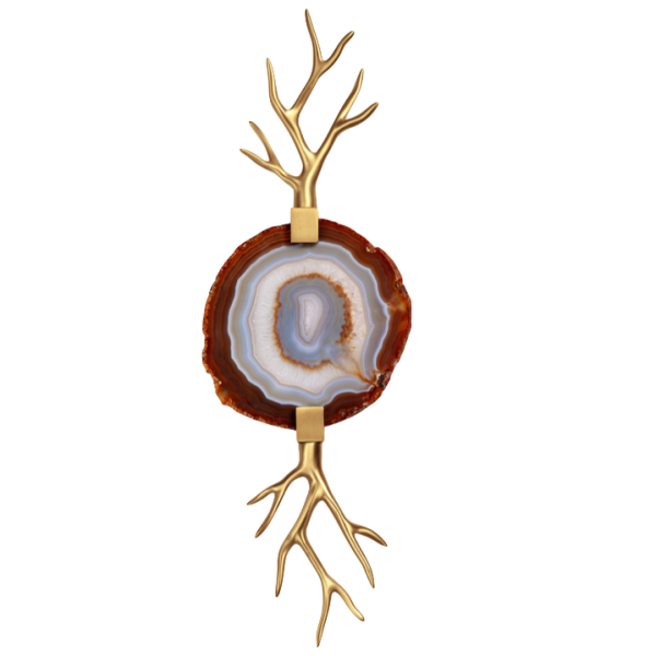 Бра Branch Agate Sconce emporium home Золотой в Омске | Loft Concept 