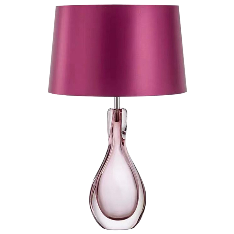 Настольная лампа Crystal Table Lamp Hot Pink Розовый в Омске | Loft Concept 