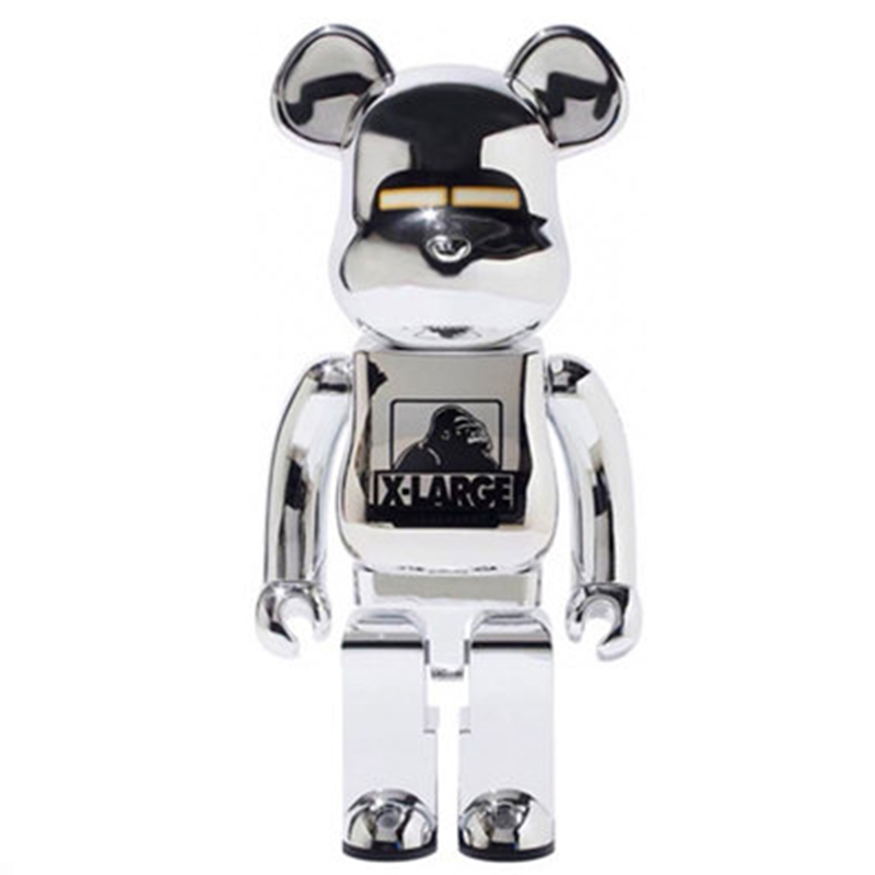 Статуэтка Bearbrick Chrome X-Large Темный хром в Омске | Loft Concept 