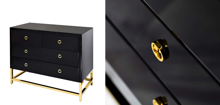 Комод Black Gold Comode Комод Black Gold Comode - Loft-Concept в Омске