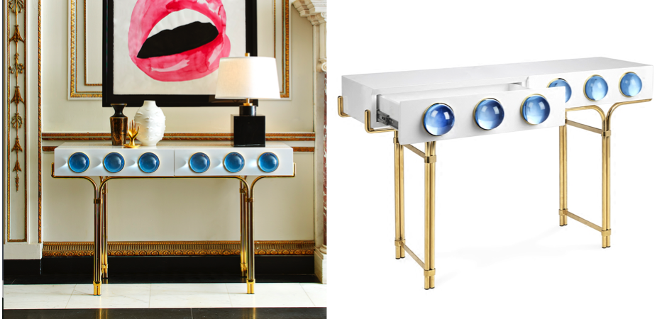 Консоль Globo Console Синий цвет Консоль Globo Console Синий цвет - Loft-Concept в Омске