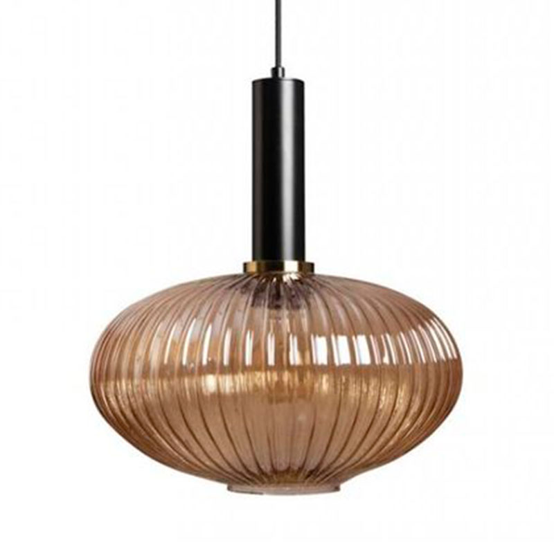 Подвесной светильник Ferm Living chinese lantern Amber Black 33 см Черный Янтарь (Amber) в Омске | Loft Concept 