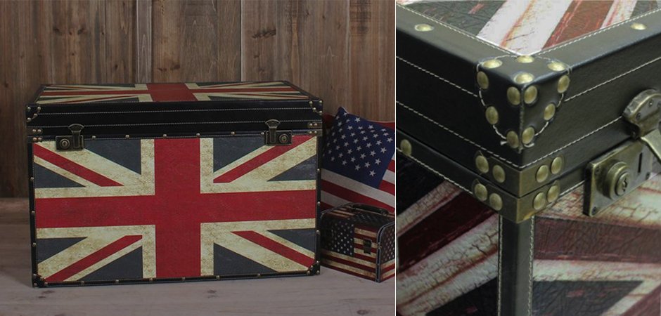 Сундук Union Jack Сундук Union Jack - Loft-Concept в Омске