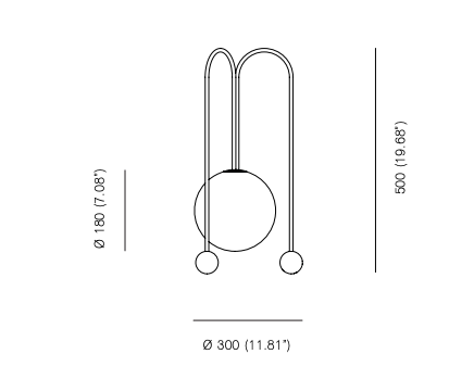 Настольная лампа Michael Anastassiades Fontana Amorosa Bell в Омске