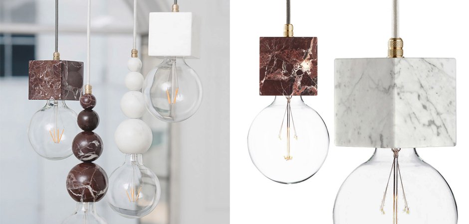 Подвесной светильник MARMOR VELDI Rosso Подвесной светильник MARMOR VELDI Rosso - Loft-Concept в Омске