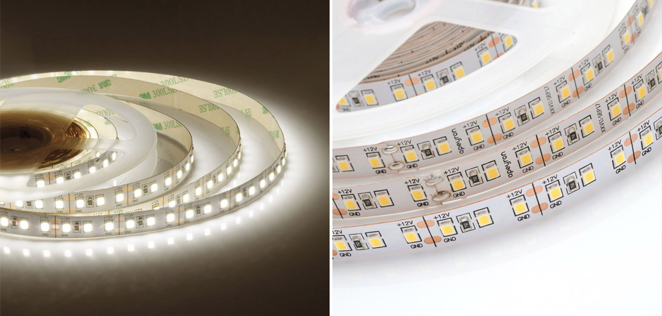 Светодиодная лента 14,4W/m 120LED/m 2835SMD теплый белый Светодиодная лента 14,4W/m 120LED/m 2835SMD теплый белый - Loft-Concept в Омске