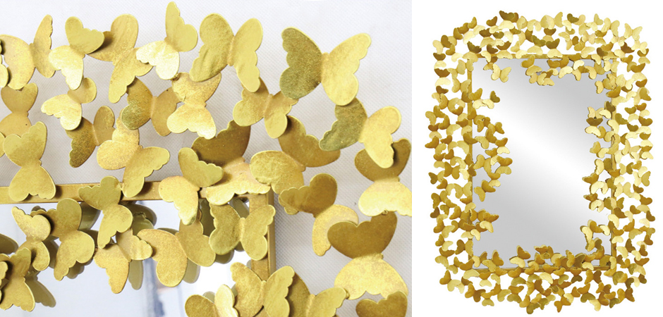 Зеркало Golden Butterflies Mirror Зеркало Golden Butterflies Mirror - Loft-Concept в Омске