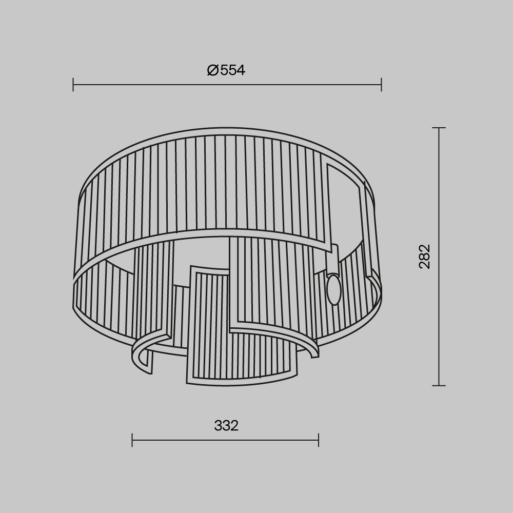 Потолочный светильник Frame Е14 в Омске