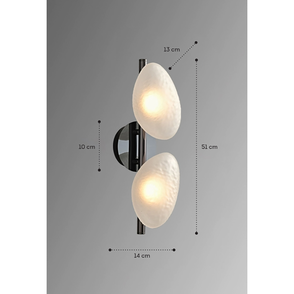 Бра LINDIS FROST LONG WALL 2 лампы Молочное стекло  в Омске