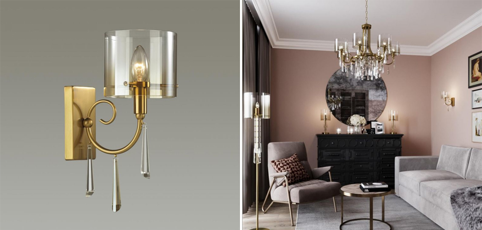 Бра Glass World Bronze Бра Glass World Bronze - Loft-Concept в Омске
