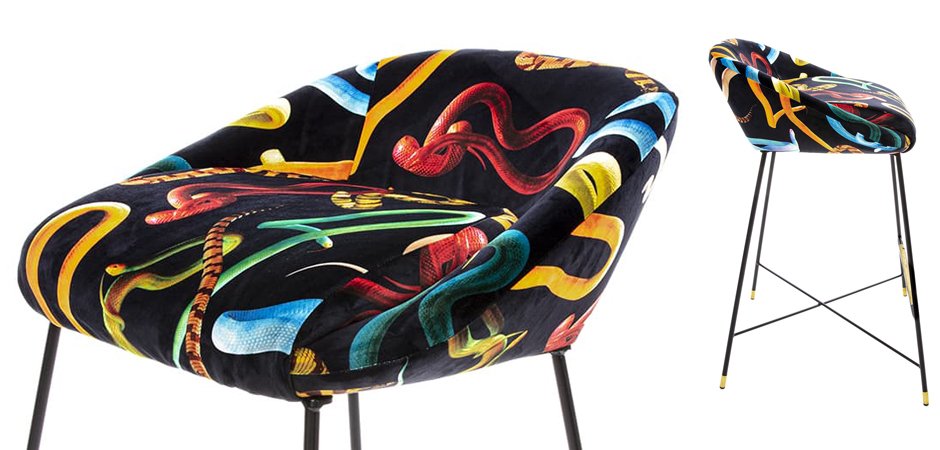 Барный стул Seletti High Stool Snakes Барный стул Seletti High Stool Snakes - Loft-Concept в Омске