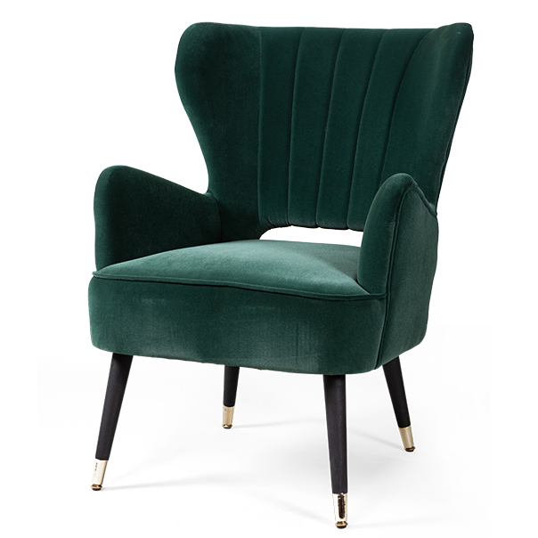 Кресло Flice ArmChair green Малахит (зеленый) в Омске | Loft Concept 