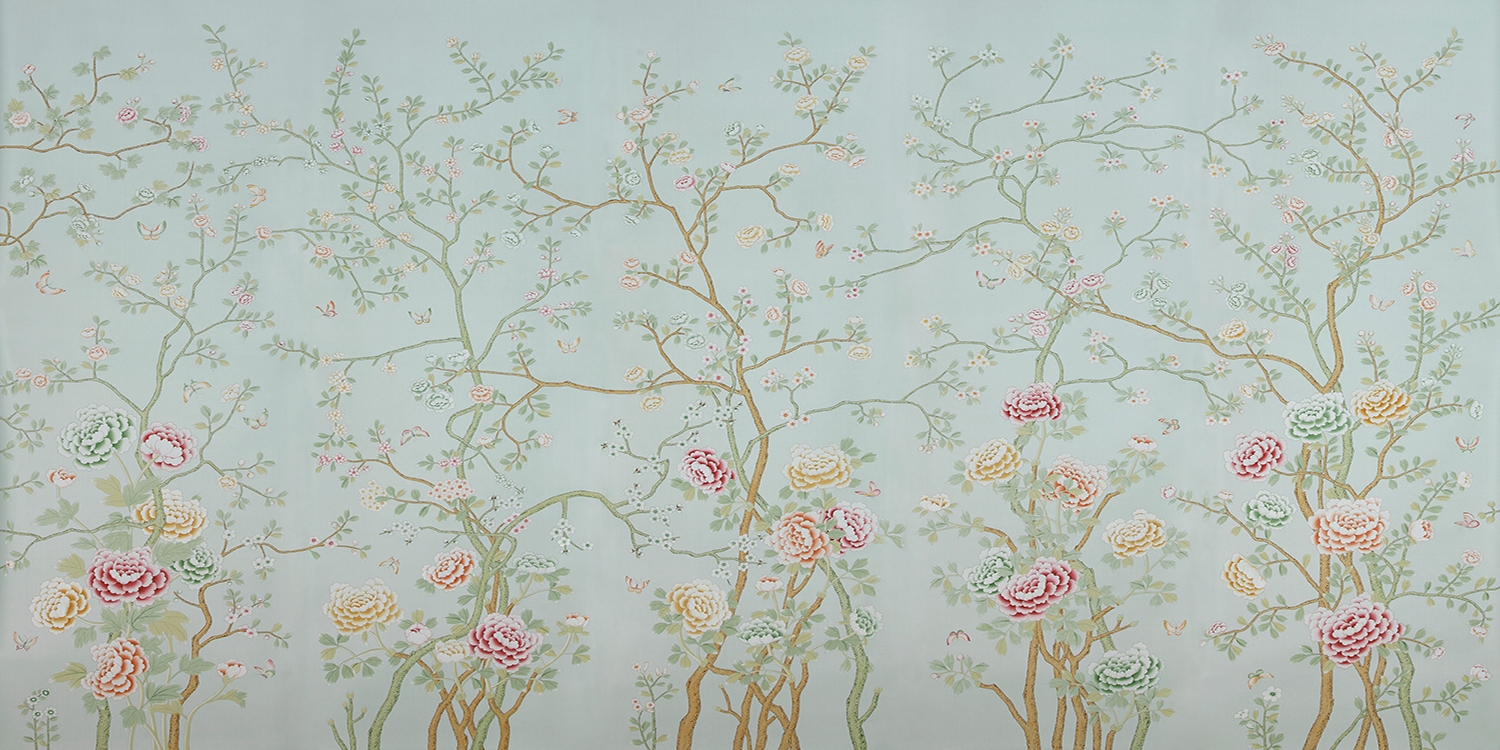 Обои ручная роспись Chelsea Adam Grey - фото