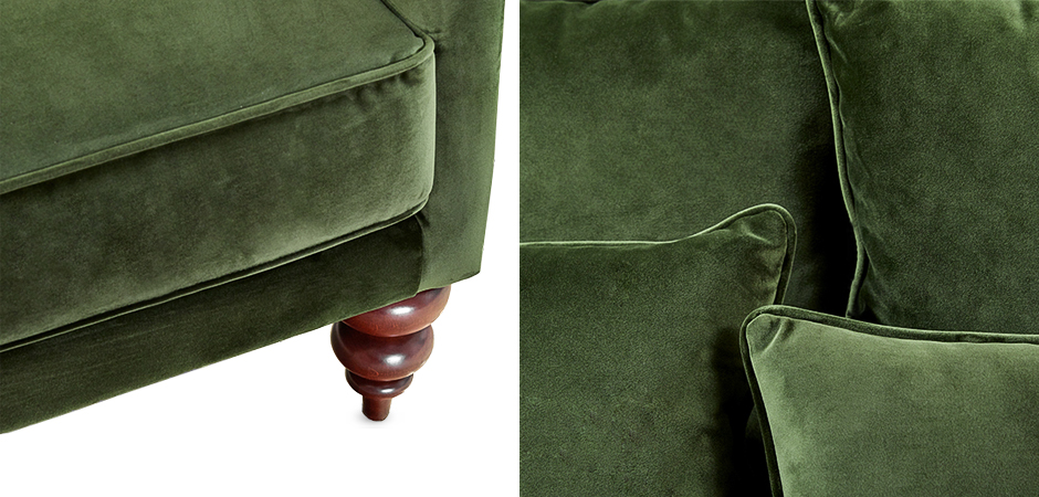Диван Graceful Details Sofa Green Диван Graceful Details Sofa Green - Loft-Concept в Омске