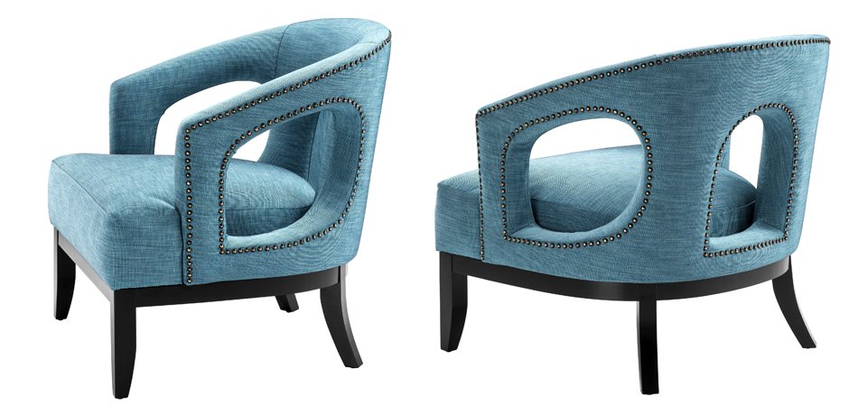 Кресло Eichholtz Chair Adam Turquoise Кресло Eichholtz Chair Adam Turquoise - Loft-Concept в Омске