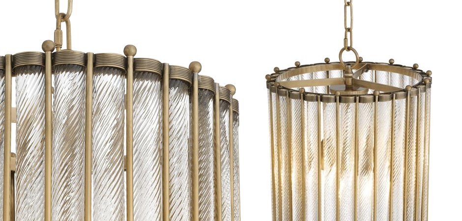 Люстра Lantern Tiziano Antique Brass Люстра Lantern Tiziano Antique Brass - Loft-Concept в Омске