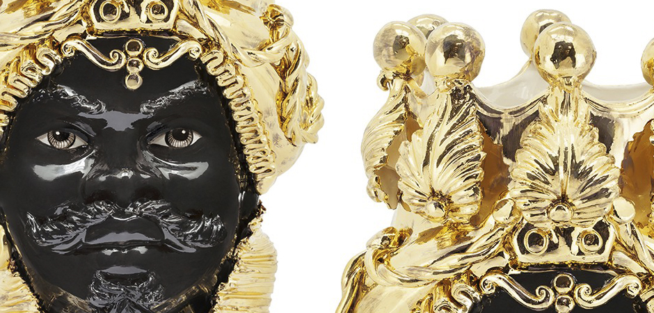 Ваза VASE MORO MAN BIG DREAMS gold Ваза VASE MORO MAN BIG DREAMS gold - Loft-Concept в Омске
