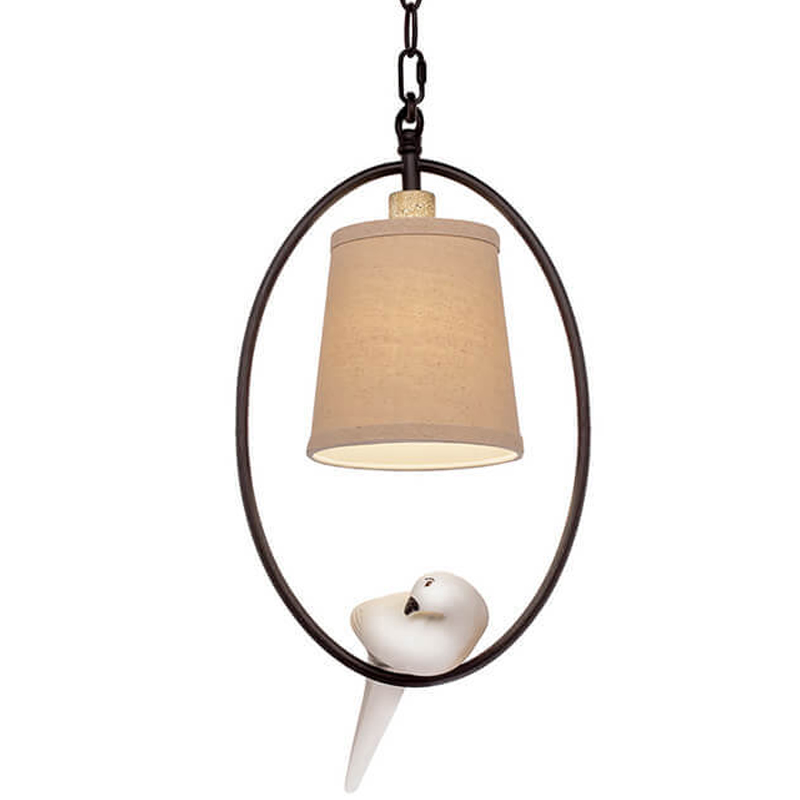 Подвесной светильник Norman Bird Chandelier One II Бежевый Подвесной светильник Norman Bird Chandelier One II Бежевый в Омске | Loft Concept