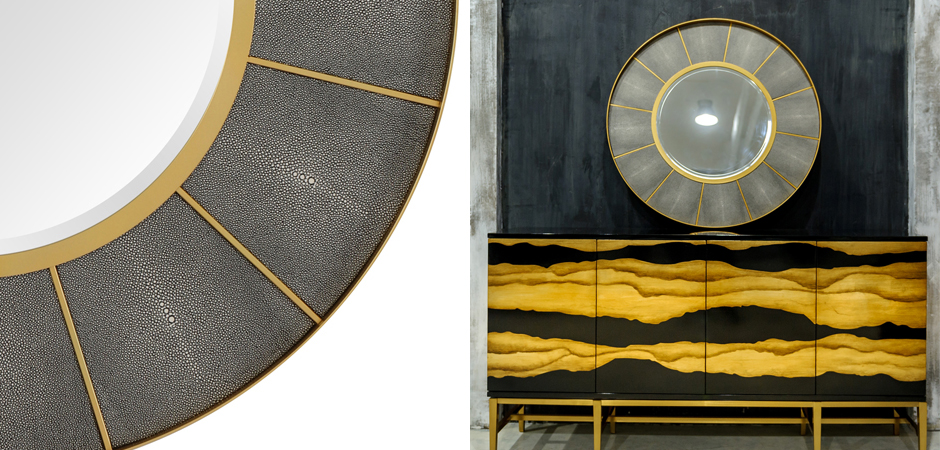 Зеркало Sectors Circle Mirror Зеркало Sectors Circle Mirror - Loft-Concept в Омске