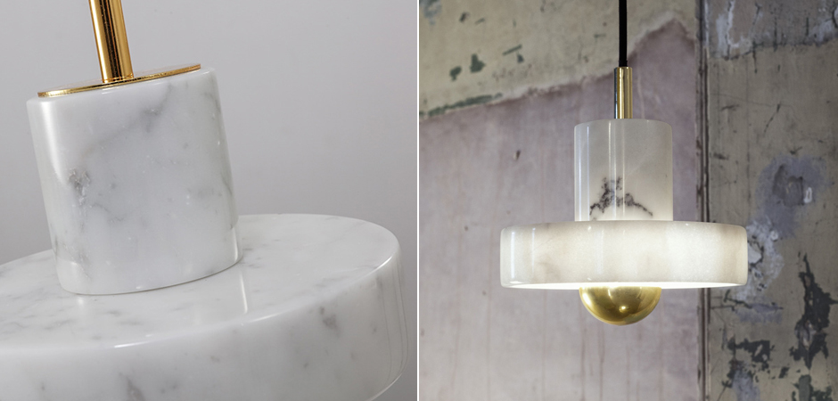 Подвесной светильник Tom Dixon Stone Pendant White Подвесной светильник Tom Dixon Stone Pendant White - Loft-Concept в Омске