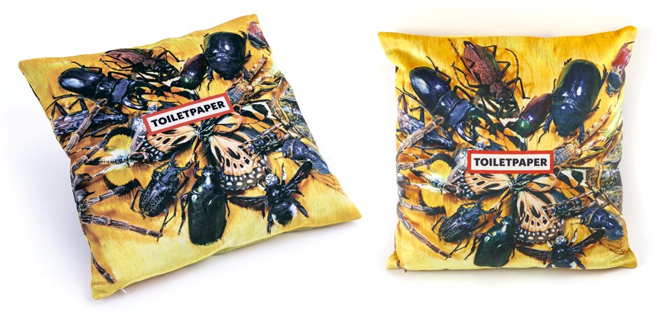 Подушка Seletti Cushion Insects Toiletpaper Подушка Seletti Cushion Insects Toiletpaper - Loft-Concept в Омске