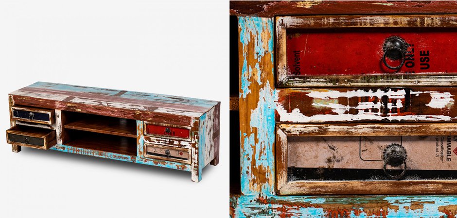 TV-тумба Antique Wood TV TV-тумба Antique Wood TV - Loft-Concept в Омске