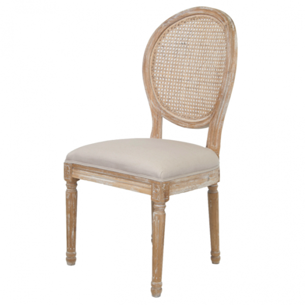 Стул French chairs Provence Beige Rattan 2 Chair Бежевый в Омске | Loft Concept 