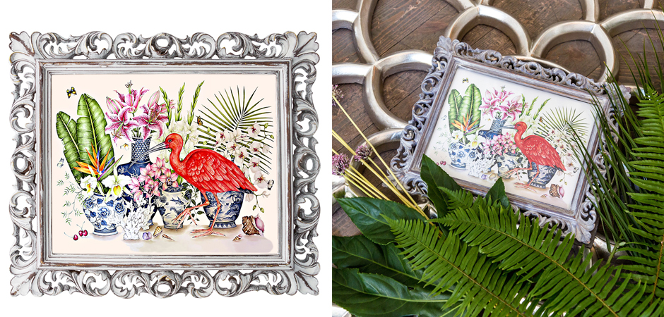 Постер Scarlet Ibis Poster - Loft-Concept в Омске