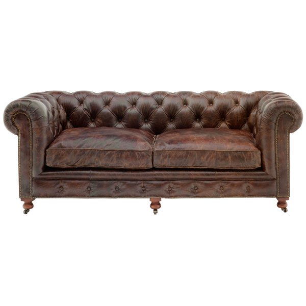 Диван Chesterfield Rebel Sofa Andrew Martin Коричневый в Омске | Loft Concept 