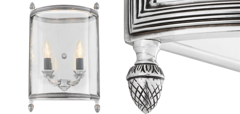 Бра Wall Lamp Lennon M Silver - Loft-Concept в Омске