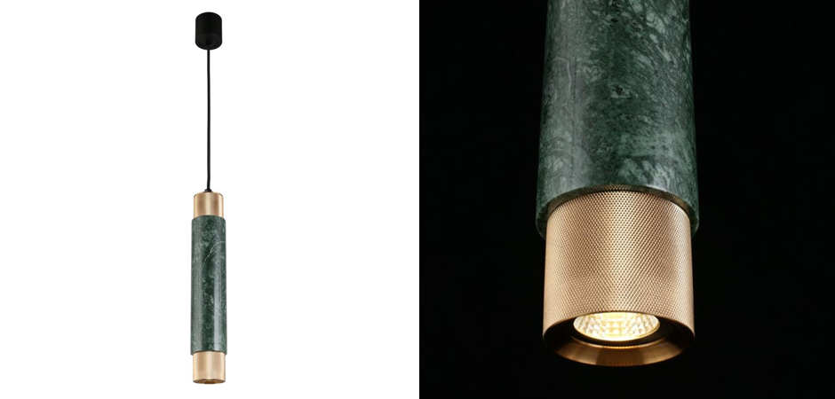 Подвесной светильник Cocktail Tube Изумрудный Подвесной светильник Cocktail Tube Изумрудный - Loft-Concept в Омске