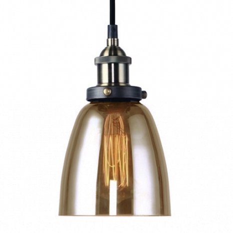 Подвесной светильник Smoke Glass Cloche Pendant  в Омске | Loft Concept 