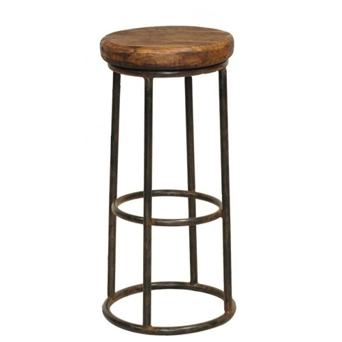 Барный стул Industrial Rust London Bar Stool Коричневый в Омске | Loft Concept 