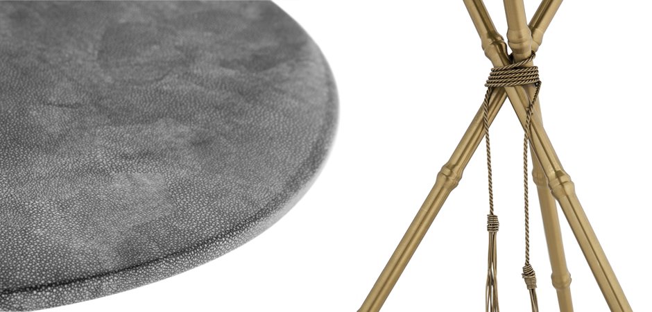 Приставной стол Stingray Skin Triangles Приставной стол Stingray Skin Triangles - Loft-Concept в Омске
